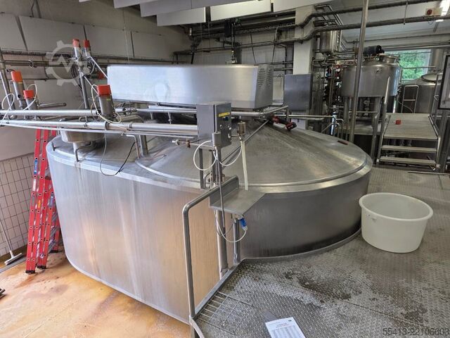 Kadź serowarska 15 000 l APV Pasilak Double-O