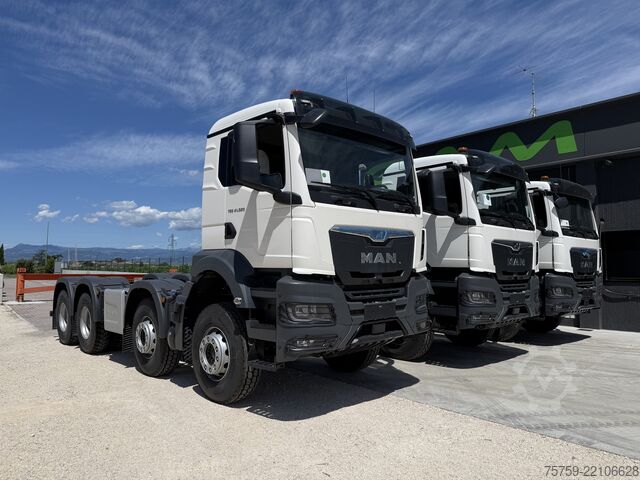 Kampós konténerszállító teherautó MAN MAN 41.520 TGS 40Ton 8x4 EU6 Chassis