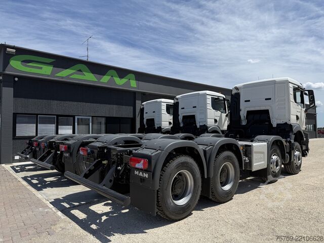 Kampós konténerszállító teherautó MAN MAN 41.520 TGS 40Ton 8x4 EU6 Chassis