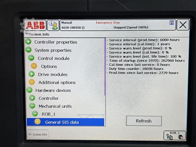 Robot industriel ABB IRB 6620-150/2.2