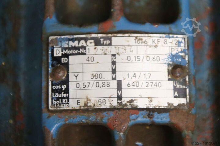 Head carriage for bridge cranes Demag Tragfähigkeit 3000 kg