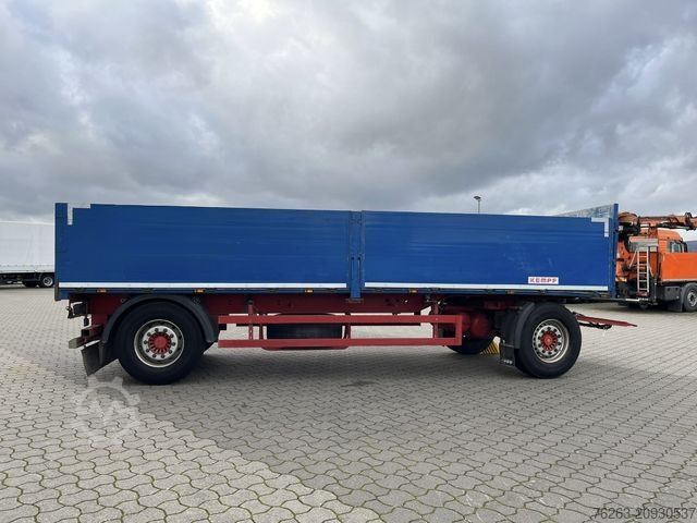 Åben trailer KEMPF PA18 Baustoff / Unfall / Fahrbereit