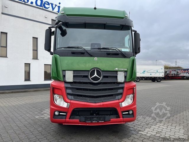 Kampós konténerszállító teherautó MERCEDES-BENZ Actros 2745 6x2 Gergen 21/70 Abrollkipper