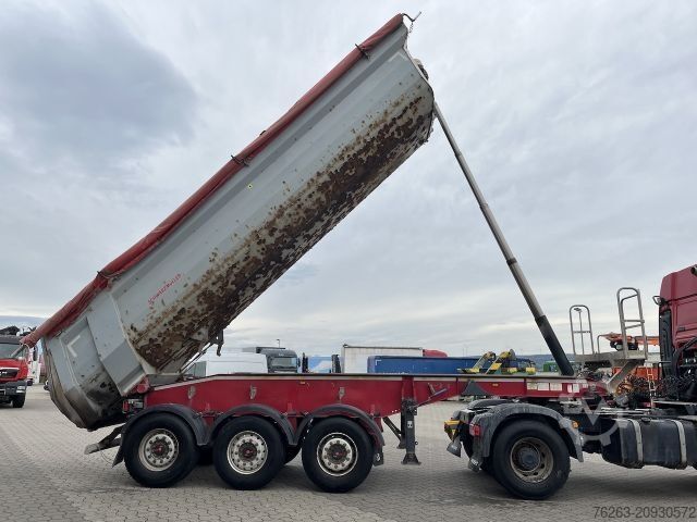 Kiperska poluprikolica SCHWARZMÜLLER SK Kippauflieger Stahlmulde / Liftachse