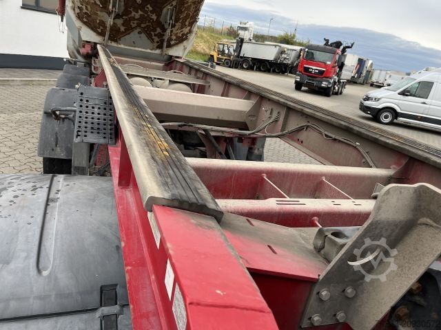 Kiperska poluprikolica SCHWARZMÜLLER SK Kippauflieger Stahlmulde / Liftachse