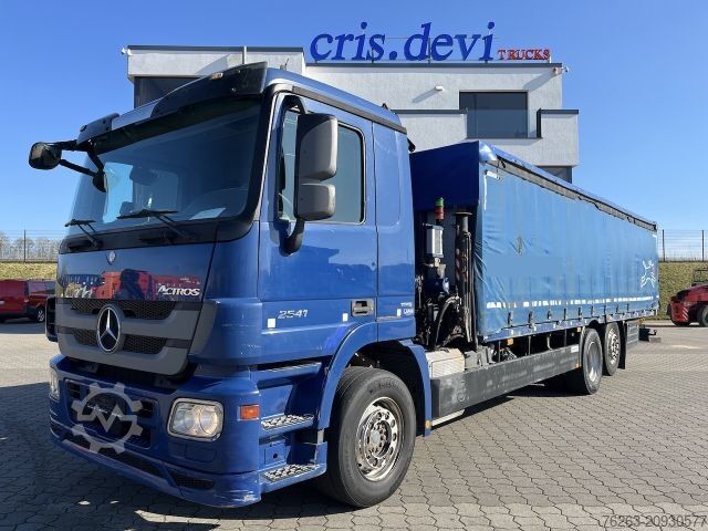 Plattewagen met zeil MERCEDES-BENZ 2541 6x2 Atlas 135.2E Pritsche 8,20 m