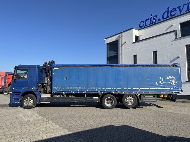 Plattewagen met zeil MERCEDES-BENZ 2541 6x2 Atlas 135.2E Pritsche 8,20 m