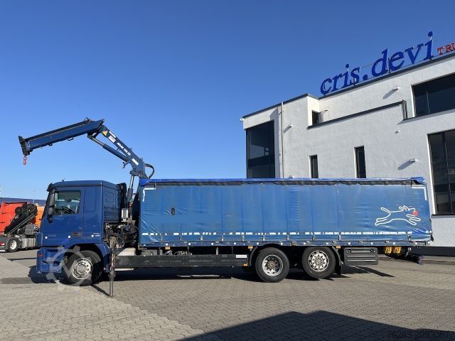 Plattewagen met zeil MERCEDES-BENZ 2541 6x2 Atlas 135.2E Pritsche 8,20 m
