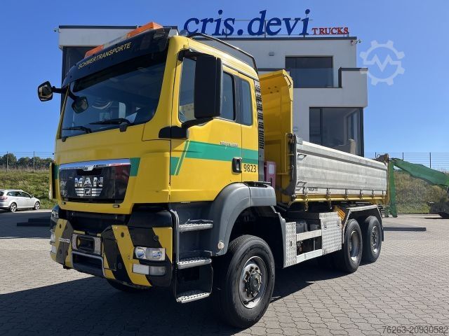 Tippbil MAN TGS 28.480 6x4 4x4 Dreiseitenkipper Allrad Lifta