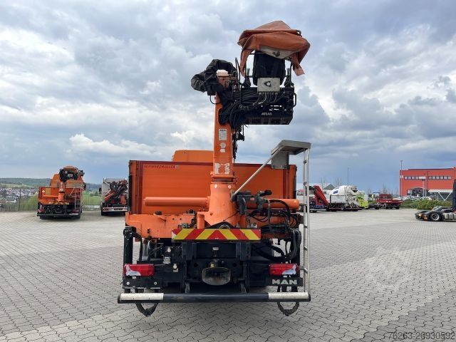 Φορτηγό με επίπεδη καρότσα MAN TGX 26.480 6x2 Atlas 145.2 Kran Baustoff / AHK