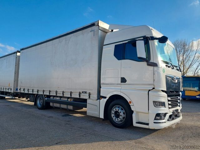 Jumbo-Lkw MAN TGX 18.470 LL + Gniotpol G-4080 120 m3 Durchbar