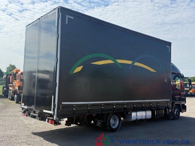 Plattewagen met zeil Iveco 100E220 Jumbo Schiebeplanen Gr. Haus Standklima