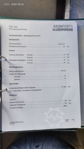 CNC-draaibank Monforts TNC 300