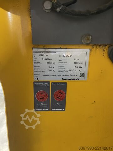 Handmatige palletwagen Jungheinrich ESE 120