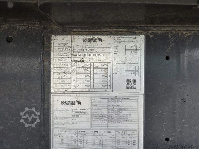 Kiperska poluprikolica SCHMITZ CARGOBULL 49 cbm Getreidekipper, Kornschieber, Luf, Lift