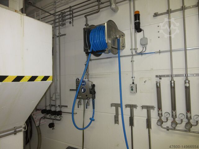 Lagedrukreiniger met slanghaspel System Cleaners S2 Sateliten Station Reinigungsstation + 20m Schlauchhaspel