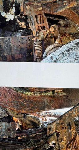 Box truck MERCEDES-BENZ Atego 818 Brandschaden