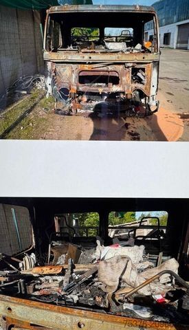 Box truck MERCEDES-BENZ Atego 818 Brandschaden