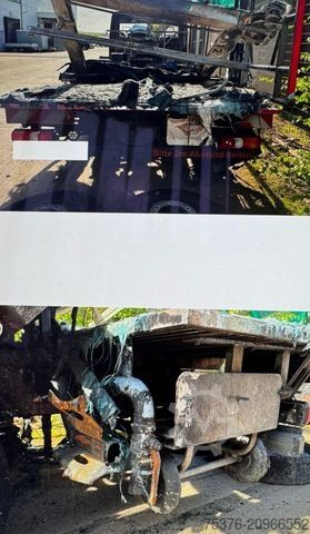 Box truck MERCEDES-BENZ Atego 818 Brandschaden