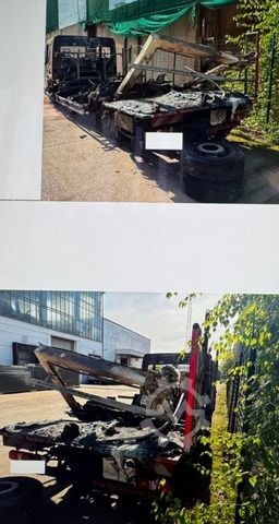 Box truck MERCEDES-BENZ Atego 818 Brandschaden