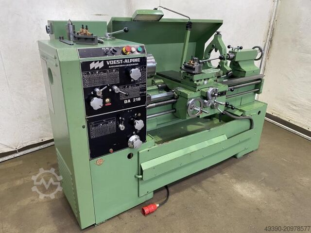 Tour L + Z, tour de mécanicien, tour manuel VOEST ALPINE - WEILER DA 210 / 1
