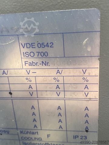 Appareil de découpe plasma, machine de découpe plasma avec torche manuelle BINZEL ABICOR, découpeuse MESSER GRIESHEIM Plasmastar HA 95