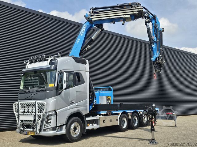 Rakodóplatform Volvo FH 16 750 8x4 / RETARDER / FASSI 71 TM + JIB
