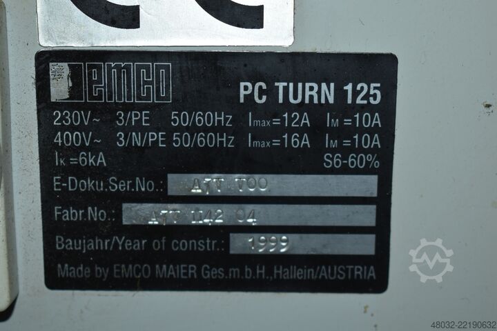 CNC-draaibank Emco Drehmaschine PC turn 125