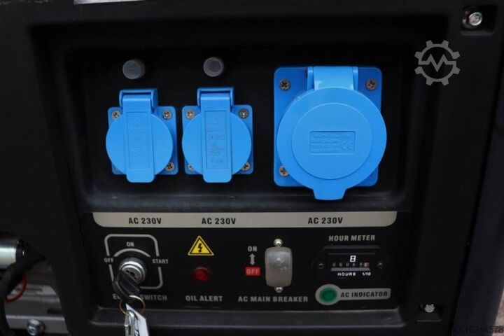 Generator set Atlas Copco P8000 Valid inspection, *Guarantee! Gasoline, 6.5