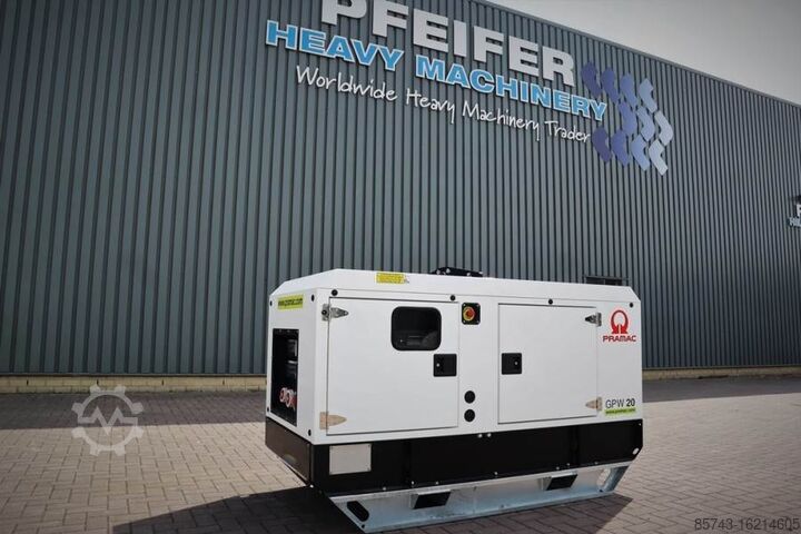 Aggregaat Pramac GPW20P Unused, Valid inspection, *Guarantee! Diese