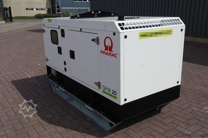 Aggregaat Pramac GPW20P Unused, Valid inspection, *Guarantee! Diese
