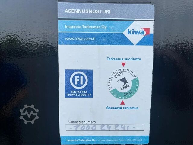 Kranwagen Volvo FMX 540 10X4 + EFFER 1255/7S + JIB 6S HD KRAAN/...