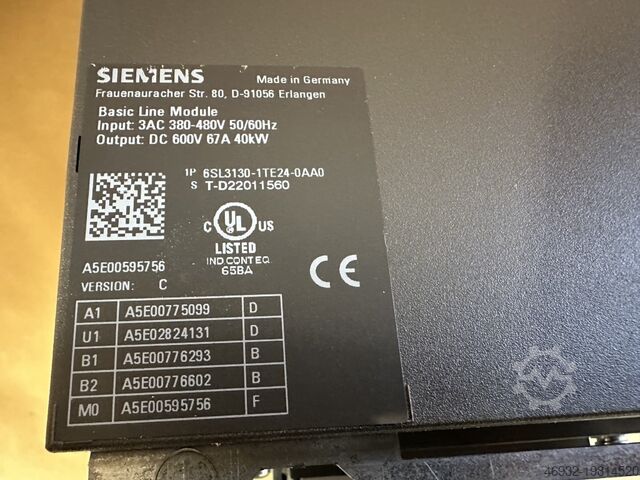 Besturingssysteem SIEMENS SINAMICS S120 Basic Line Module