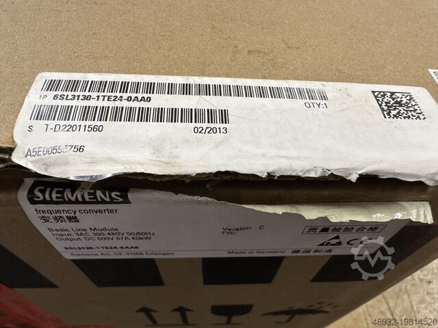 Besturingssysteem SIEMENS SINAMICS S120 Basic Line Module