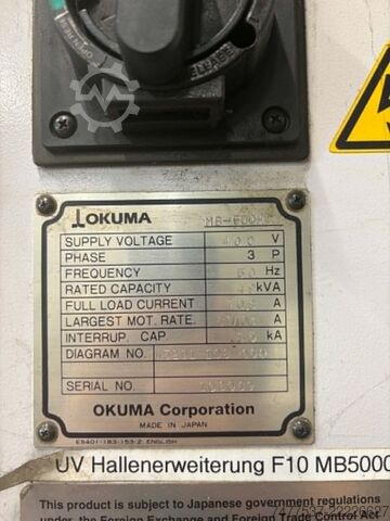 Vertikalt bearbetningscenter Okuma MB-5000H