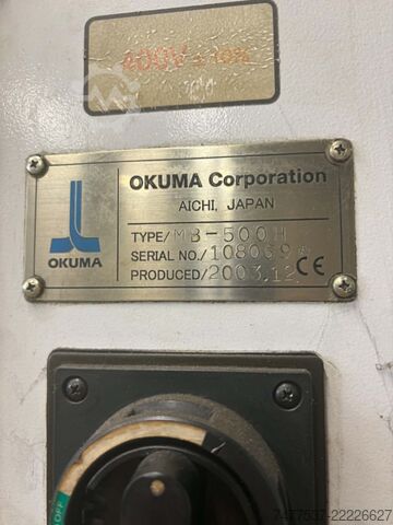 Vertikalt bearbetningscenter Okuma MB-5000H