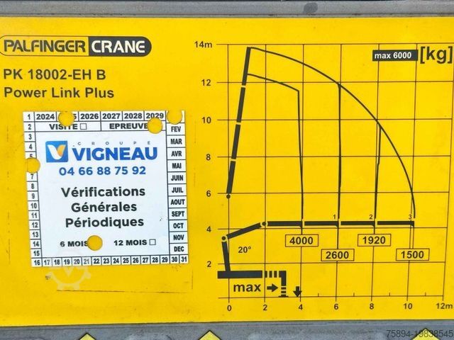 Autolaadkraan VOLVO FMX 500 * PK 18002 - EH B + FUNK/6x4 * TOP