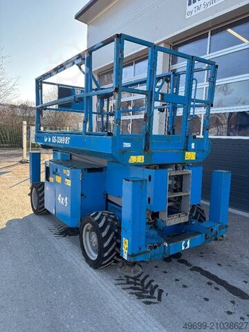 Scherenhebebühne Genie GS 3369 RT - 12m Diesel Scherenarbeitsbühne 4x4