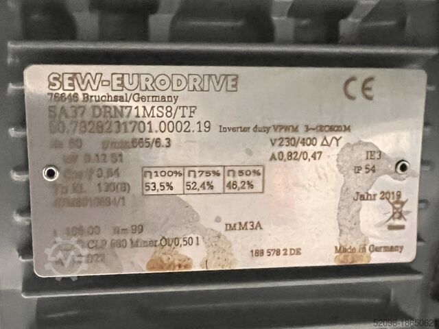 Konveyör bant, L: 7.000 mm Unbekannt 1000004073, FB: 780 mm