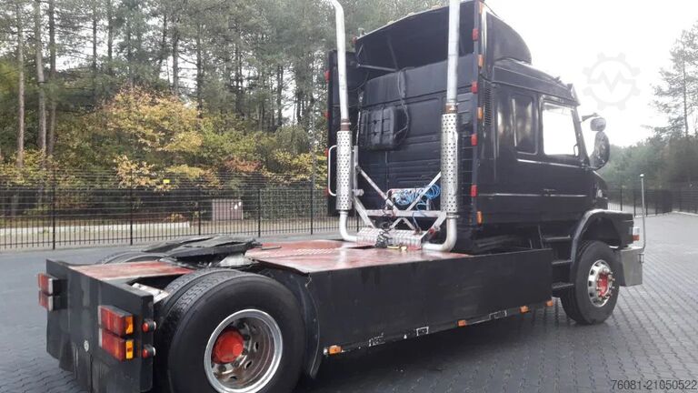 Scania T143-450 V8 T143 450 με καπό τύπου τορπίλη Scania T143-450 V8 T143 450 torpedo hauber