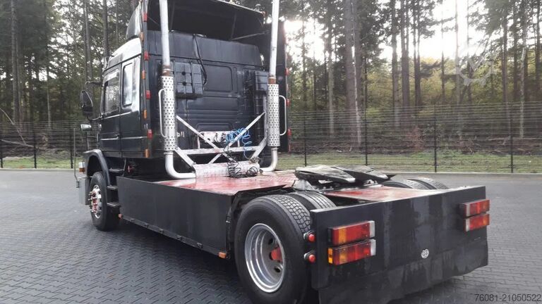 Scania T143-450 V8 T143 450 με καπό τύπου τορπίλη Scania T143-450 V8 T143 450 torpedo hauber