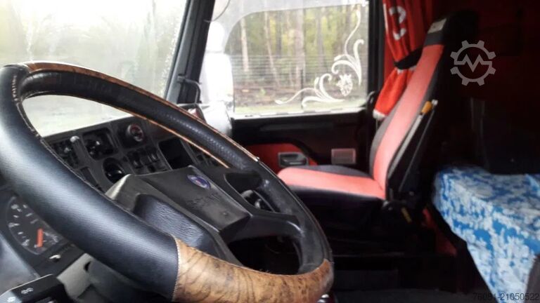 Scania T143-450 V8 T143 450 με καπό τύπου τορπίλη Scania T143-450 V8 T143 450 torpedo hauber