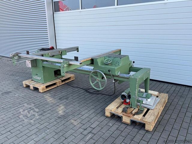 Dubbele afkortzaag Hüllhorst DH voor verpakkingshout Hüllhorst DH