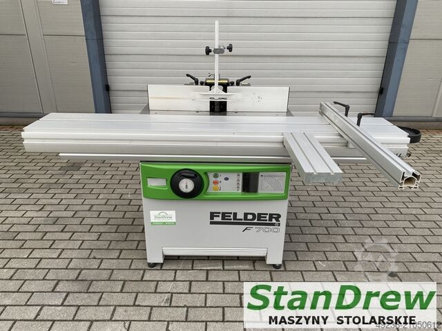 Felder F 700 freesmachine met roltafel en kantelbare spil Felder F 700