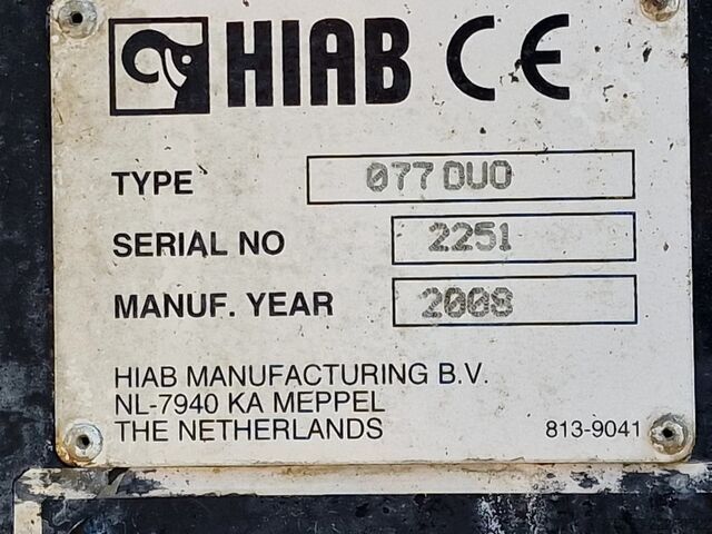 Vrachtwagen met kraan MAN TGL 12.210 - HIAB 077 DUO Crane / Grua - Manual...