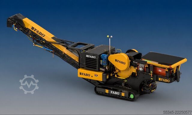 Kırma ekipmanı/mobil kırma tesisi FABO Mobile Crushing Plant 100-200 TPH Jaw crusher FTJ 12-85