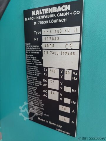 Hidraulična mašina za hladno kružno sečenje metala KALTENBACH KKS 400 EC-H