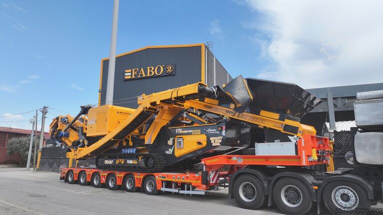 Equipo de trituración / trituradora de impacto FABO Crushing Equipment 100-200 tph cone crusher stone crushers