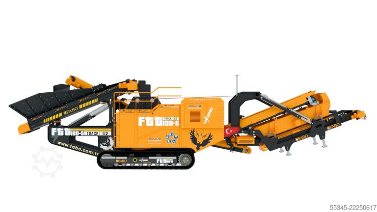 Kırma ekipmanı/mobil kırma tesisi FABO Crushing Equipment FTT-100-S Mobile Tertiary Impact Crusher