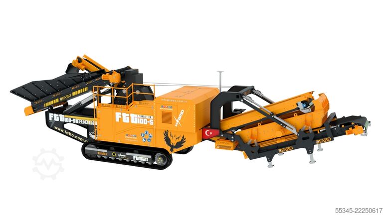 Kırma ekipmanı/mobil kırma tesisi FABO Crushing Equipment FTT-100-S Mobile Tertiary Impact Crusher